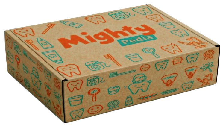 Mighty Pedia branded prize box